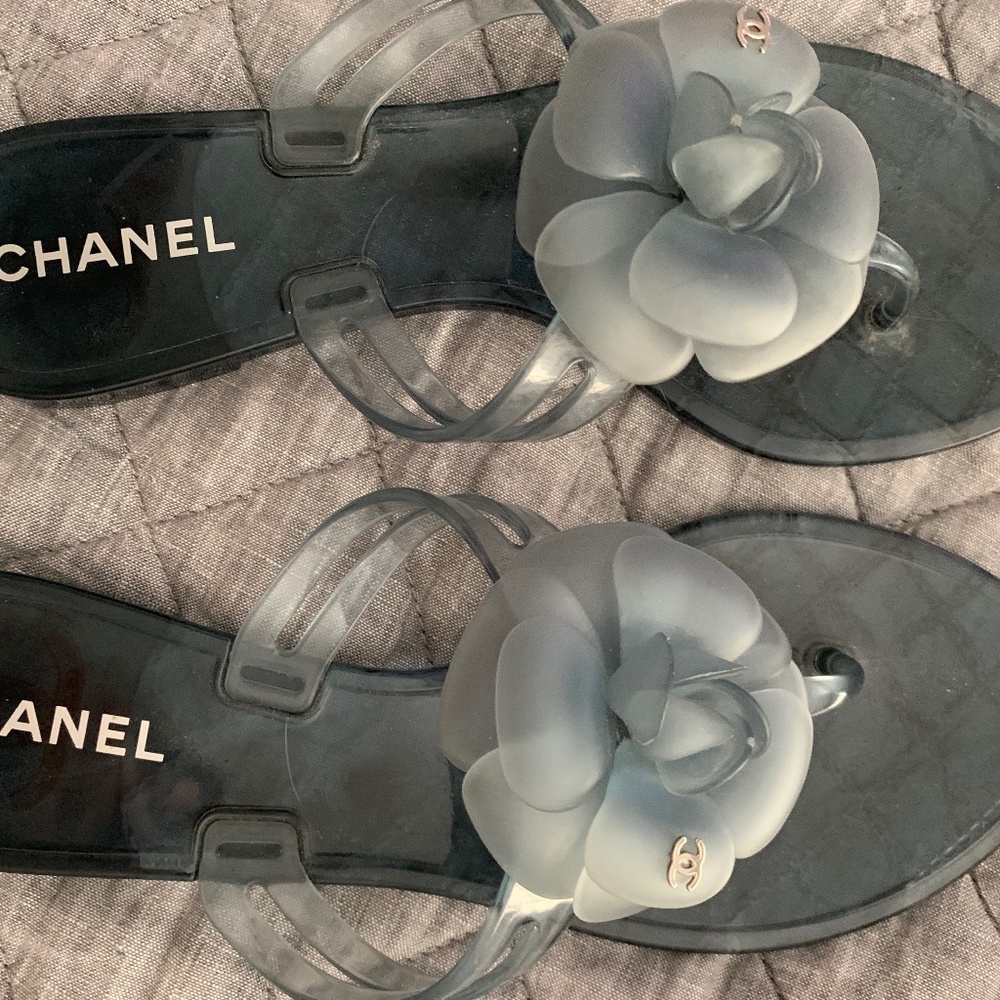 Chanel Camilla jelly sandals
